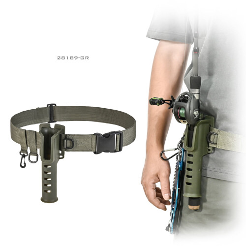 Fishing Rod Holder Waist Belt Adjustable Lightweight 2