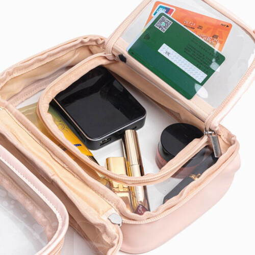 Borsa organizer per trucchi, portatile e ideale per i viaggi. 2