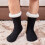 Slipper Socks Varmt, fluffigt fleecefoder med halkfria grepp 2