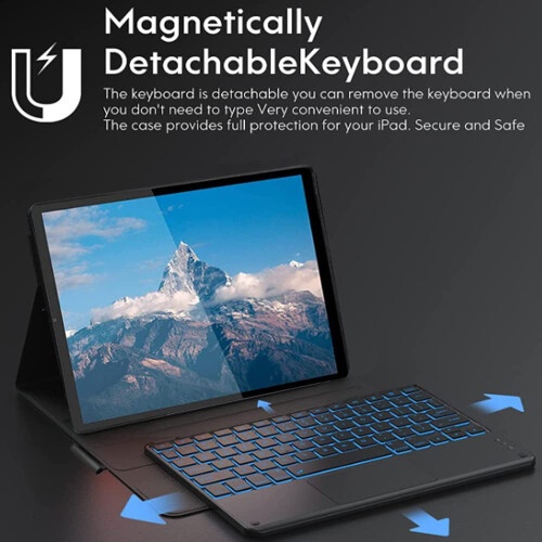 Capa com teclado para Lenovo Tab M10FHD Plus TB-X606F/X606X 10.3 1
