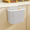 Stainless Steel Hanging Compost Bin with Lid 8L Gray 3