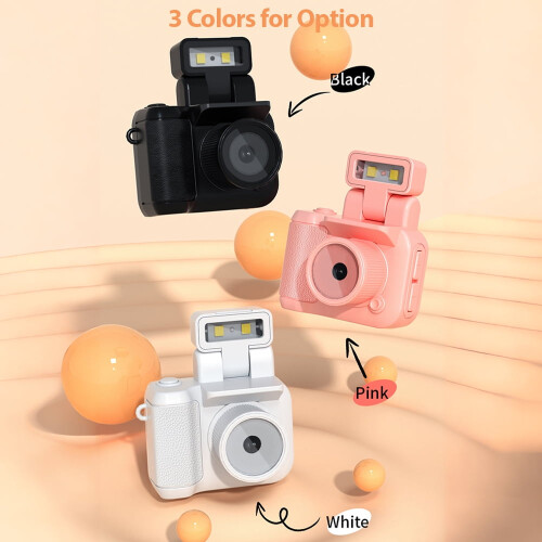 Mini caméra numérique 1080p avec écran de 1,44 pouce et 6 1