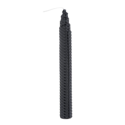 Beeswax Taper Candles Handmade Honeycomb Wedding Decor Black 1