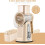 Râpe à fromage rotative avec poignée et base à ventouse – 2