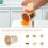 Râpe à fromage rotative avec poignée et base à ventouse – 5