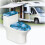 WC-Sitzbezug mit weichem, elastischem Rand, blauer Marmor, goldene Adern 6
