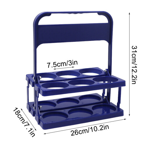 Drink Carrier with Handle6-Cup Foldable Tray 2