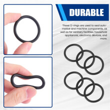 10 PCS Metric O Rings Black Nitrile Rubber 40 mm OD 4 mm thick