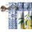 Lemon Window Valance Blue Tiles Design 54x18 inch 6