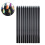 Rainbow Pencil Crayons Art Set Concentric Gradient 3