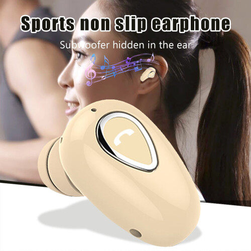 Wireless Bluetooth Earbuds with Mic, 6-Hour Playtime, 1