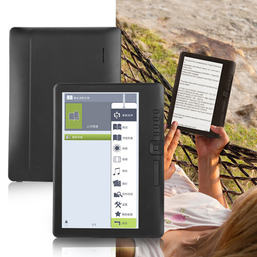 E-Reader mit 7-Zoll-Farbbildschirm, wasserdichtem Design und intuitiver Navigation, tragbarer E-Book-Reader mit Leseassistent und Lesezeichenfunktion 1