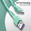 Cábla Muirir Thapa Silicone USB-A go USB-C3.3FT 5
