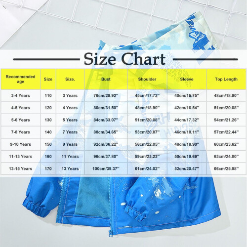 Αδιάβροχο Μπουφάν για Αγόρια με Αποσπώμενη Κουκούλα Ελαφρύ Μαύρο 13-15 2