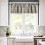 Retro Boho Floral Window Valance William Morris Design 3