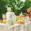 Light Luxury Cold Water Kettle 2L Cool White with 3 Cups 5