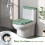Avocado-Birnen-Toilettensitzbezug-Set, 2-teilig 4