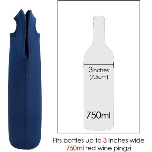 Sac isotherme pour bouteille de vin en néoprène 2