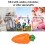 Carrot-Shaped Easter Treat Boxes Transparent Orange 10PCS 2