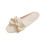 Γυναικεία φλατ παπούτσια Pearl Decor σε ροζ χρυσό US-7 2