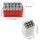 Flower Theme Metal Stamp Set 12 Pcs 3mm 6mm 3