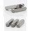 Flower Theme Metal Stamp Set 12 Pcs 3mm 6mm 8