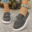 Γυναικεία Δερμάτινα Μοκασίνια Slip-On από Ορθοπεδικά Σουέτ Παπούτσια 2