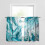 Blue Kitchen Curtains and Valances Set 3-Piece Rod Pocket 3