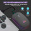 Mouse wireless Bluetooth și reîncărcabil în mod dual de 2,4 GHz 4