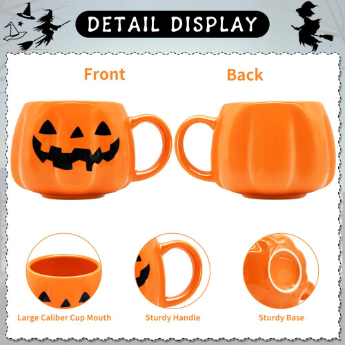 Halloween-gresskarkrus Keramikk 12oz 1