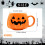 Halloween-gresskarkrus Keramikk 12oz 3