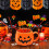 Halloween-gresskarkrus Keramikk 12oz 4
