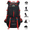 50L Hiking Backpack, 45+5L Lightweight Camping Backpack with Multiple Compartments 6