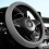 Leather Steering Wheel Cover Gray Non-Slip 1-Pack 2