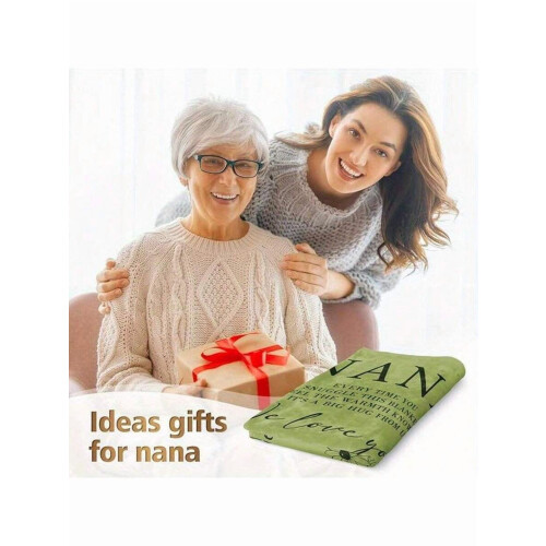 Flannel Throw Blanket Personalized Soft Grass Green 2