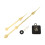High Torque Silent Quartz Clock Movement Replacement Kit With 18Mm Shaft For Diy Wall Clocks 50-60Cm Panel Diameter 2