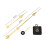 High Torque Silent Quartz Clock Movement Replacement Kit With 18Mm Shaft For Diy Wall Clocks 50-60Cm Panel Diameter 4