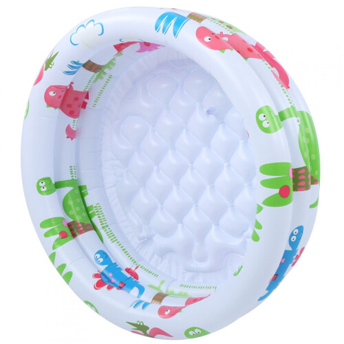 Dinosaur Print Round Inflatable Kids Pool 48in 2