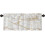 Abstract Kitchen Valance Curtains Gold White 52x18 in 2-Pack 2