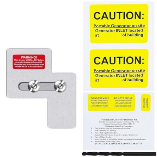Generator Safety Interlock Kit for Murray 100A Circuit 2
