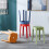 Bkn Stackable Round Nesting Stools Plastic Shower Stool 6PCS 3
