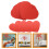Heart Shape Blank Cards Valentine's Day 100 pcs 5