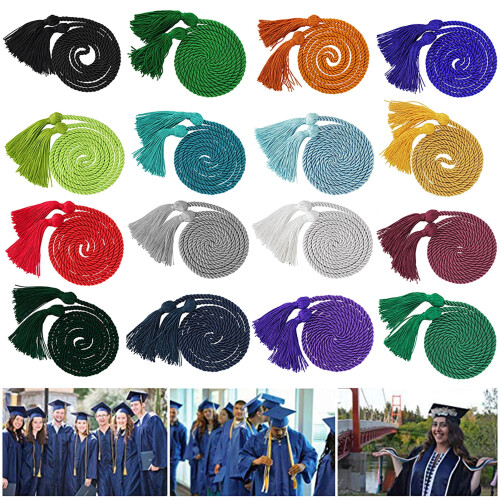 Graduation Honor Rope with Tassel Single Knotted Cord 1