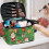 Portable Makeup Bag Organizer Polyester 8.86" x 6.5" x 5.9" 4