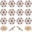 Clear Rhinestone Flower Buttons 20mm 30 pcs 8