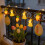 Enamel Easter Rabbit LED String Lights USB-Powered 10m 5