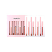 Matte lippenstift en lipliner set4+4
