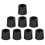 8 Pack Rubber Door Stop Bumper Tips Replacement Covers for Spring Hinge Wall Mounted Door Stoppers Black 4