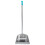 Dustpan with Upright Steel Handle, Stainless Steel, 2