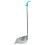 Dustpan with Upright Steel Handle, Stainless Steel, 8